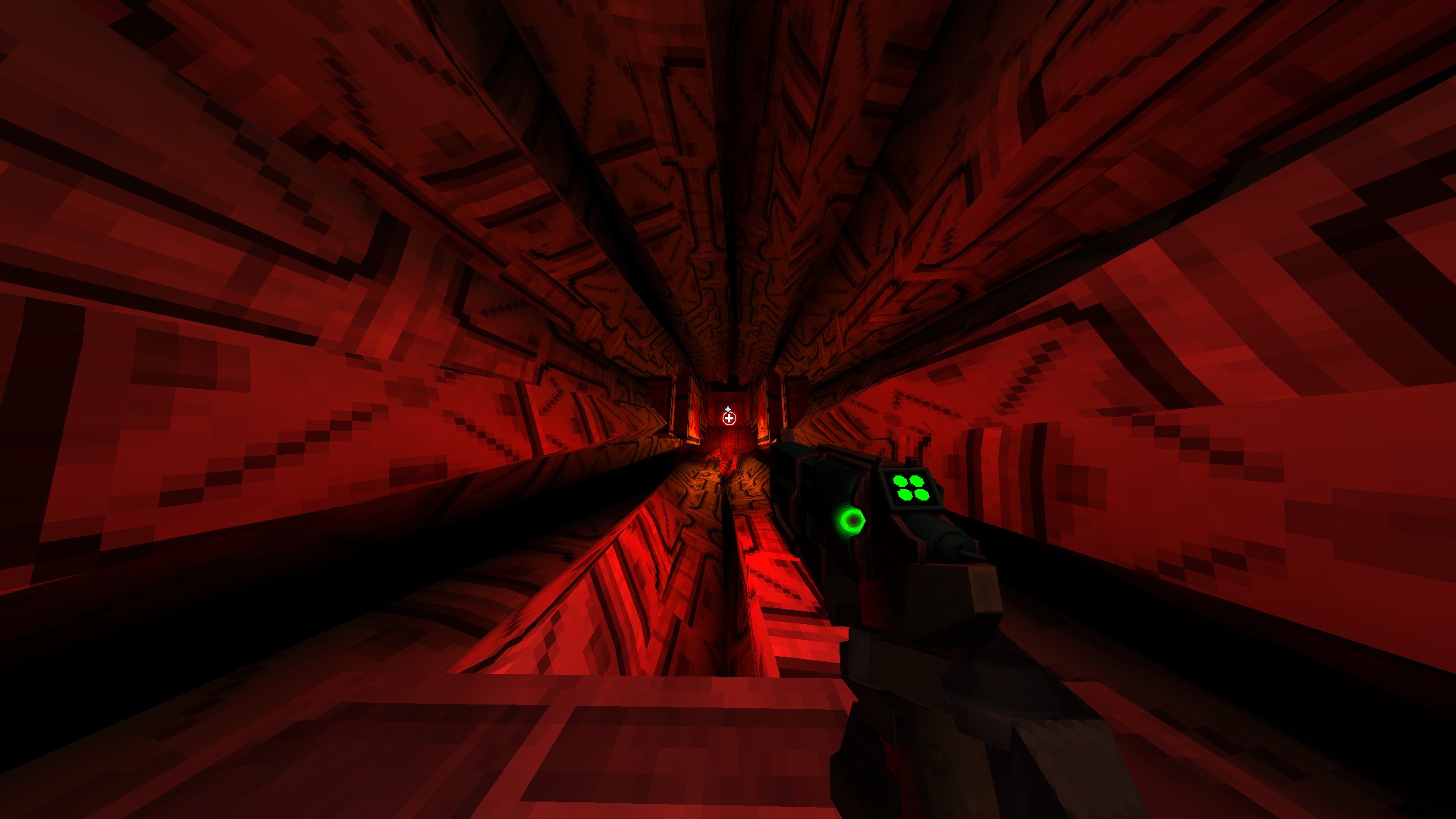 the death tunnel in ultrakill 0-2, the meatgrinder